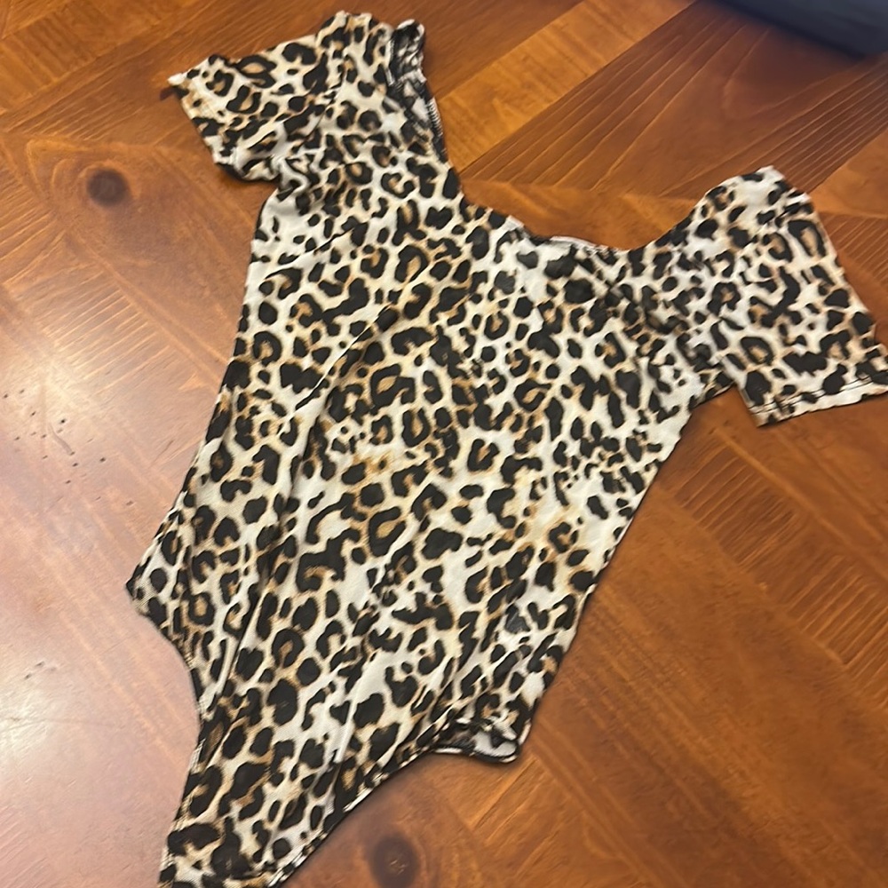 Eye candy Leopard Bodysuit Leopard Print Size Small